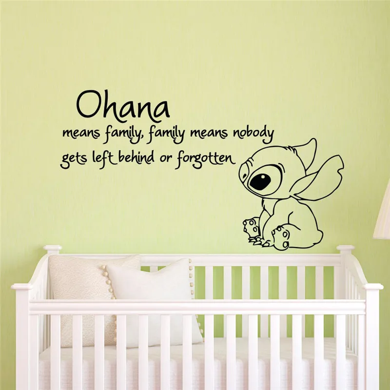 Ohana значит семья означает что никто не останется позади или забудет Лило и стежка