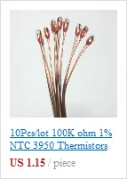 5 шт. 3D Pringter 100K Ом NTC 3950 Термисторы датчики с кабелем 3D принтеры части для Reprap Mend части температуры аксессуары