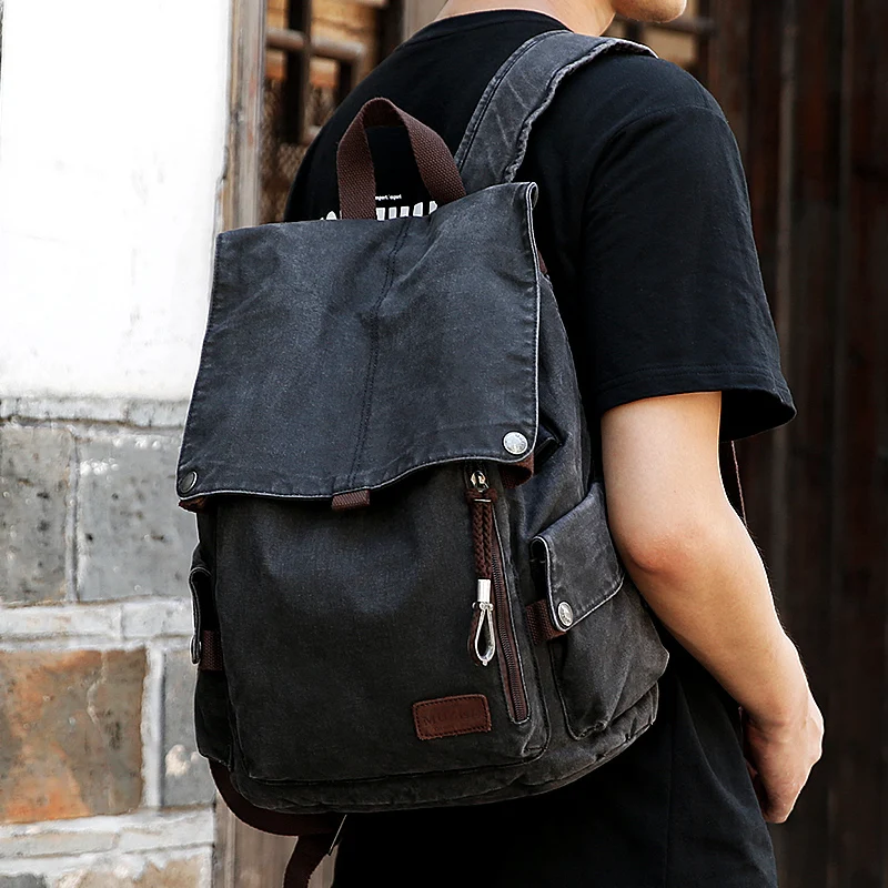 Men Travel Anti-Theft Laptop Backpack USB Charge Port College Bookbag School Bag