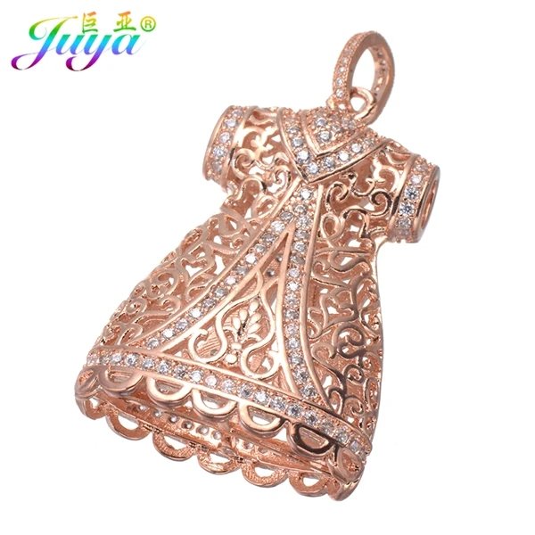 rose gold Ali Moda DIY Для женщин жемчуг кисточкой подвеска создания ожерелья и кулона Материал полые Разъем Кулон жемчугом, ювелирные изделия, аксессуары - Цвет: rose gold