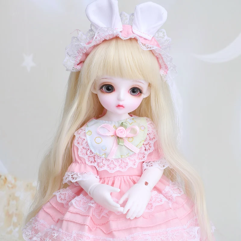 Полный набор 1/6 BJD кукла BJD/SD Lina суставы Кукла Прекрасная резиновая кукла с глазами для маленькой девочки подарок на день рождения год