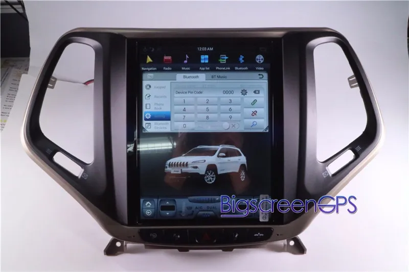 10," Tesla type Android 8,1 4+ 64 ГБ для JEEP Cherokee автомобильный dvd-плеер навигация gps Радио стерео блок