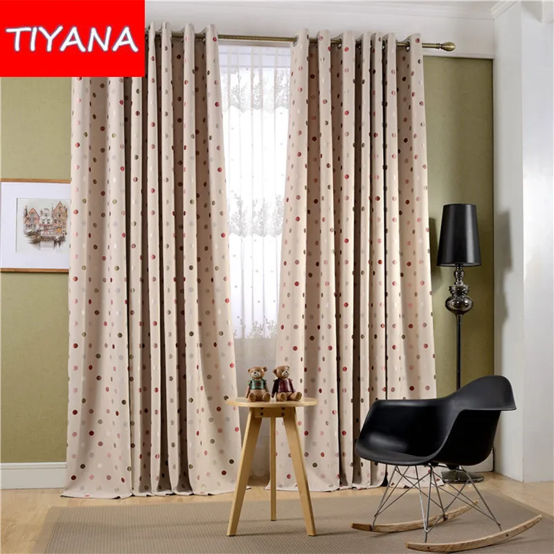 New Arrival Circle Pattern font b Curtains b font for Living Room Window font b Curtains