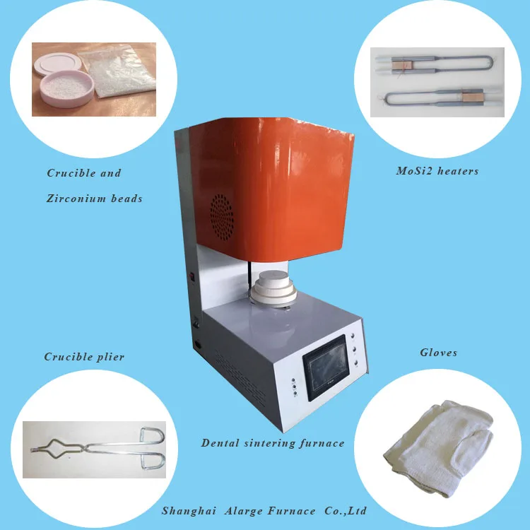 

Dental sintering furnace up to 1700C/cad cam zirconia sintering furnace