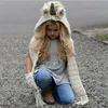Lilligirl 2-8 años bebé Kint Unicorn Animal Cartoon Hat para niñas cálido Tassel hecho a mano ropa 2022 invierno nueva gorra para niños ► Foto 3/6