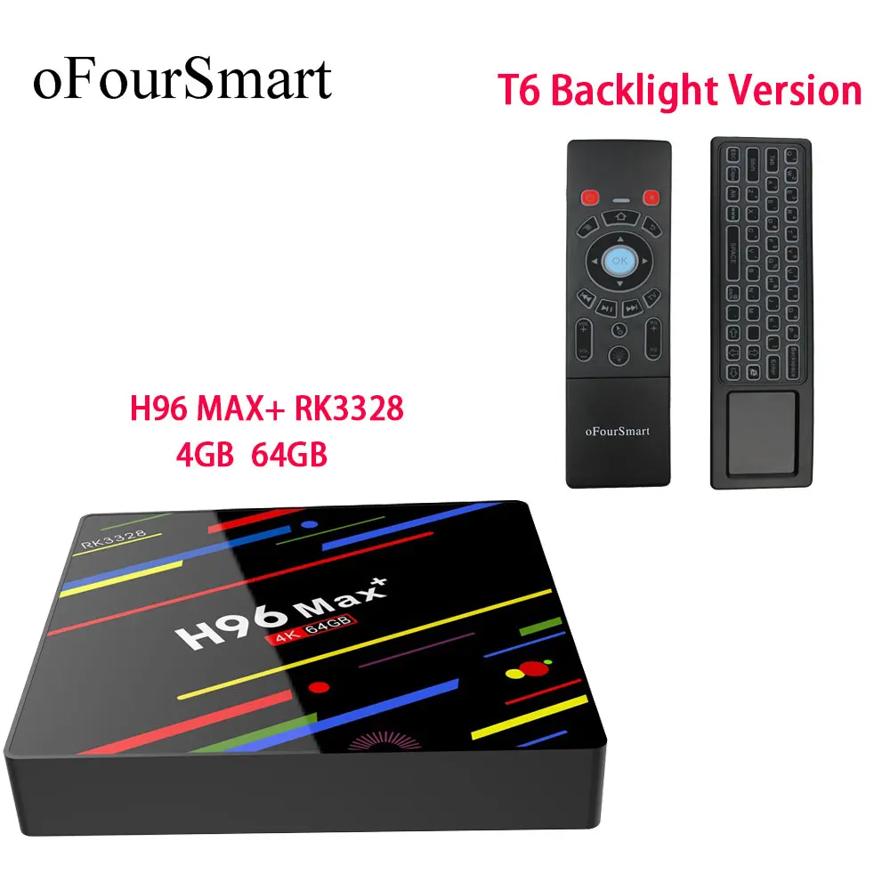 H96 MAX+ Android Box 4GB 64GB RK3328 Quad Core Smart TV Boxes 2.4G 5G