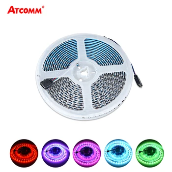 

5m 3535 RGB LED Strip Light 60/120 LEDs/m Diode Tape Ribbon DC 12V Flexible Backlight Lamp For Home Indoor TV Back Ground Decor