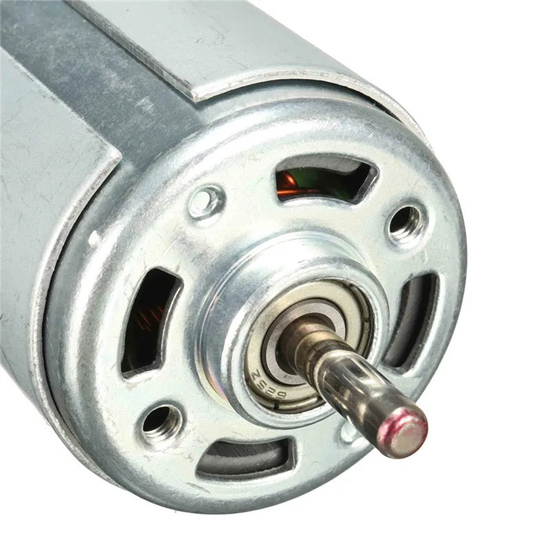  DC Motor 12V 100W 15000rpm 775 High Speed DC Large Torque Motor Ball Bearing Tools Electric Motor T