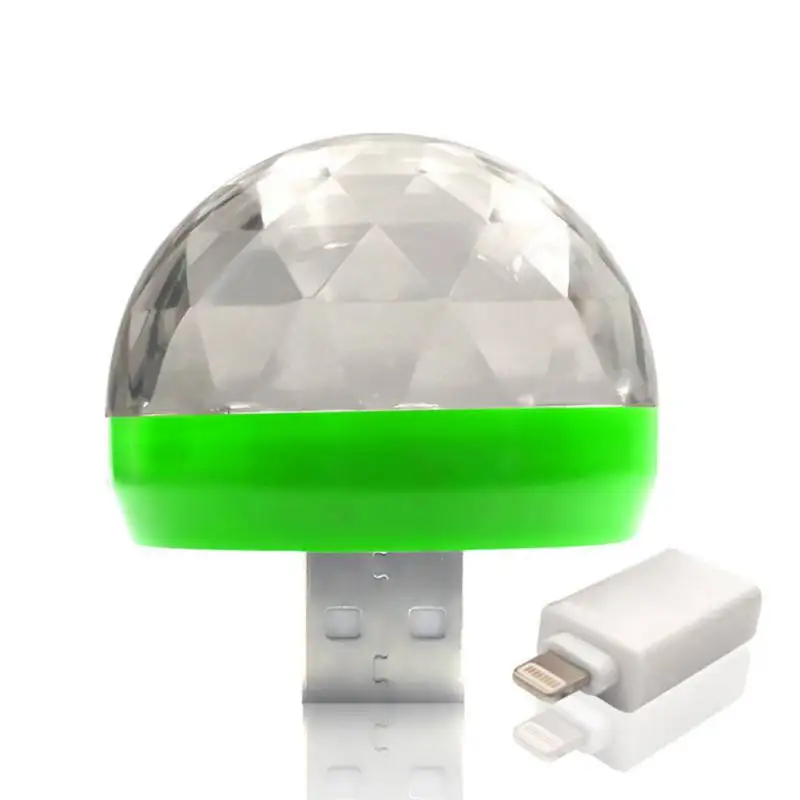 

USB LED Multifunction ambient light Mini Light Color Changing OTG Music Sound Lamp Decorative lights for auto