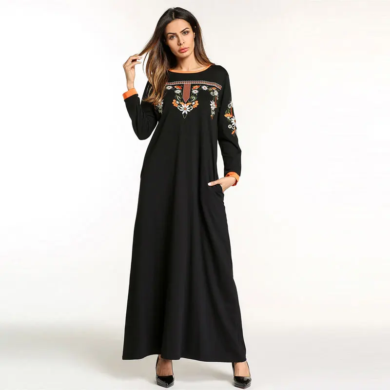 2018 New Emboridery Dress For Women Ladies Clothing Arab Caftan...