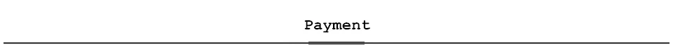 payment