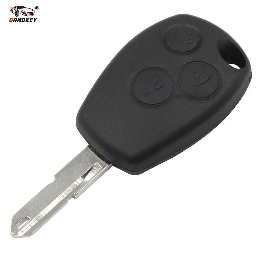 DANDKEY 3 Button Key Case For Renault Trafic Vivaro Primastar Movano Remote Fob Shell 206 207 307 306 Key