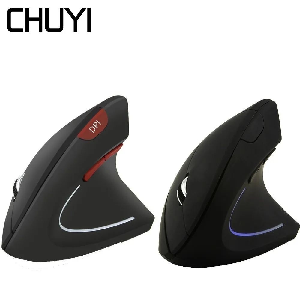 

Wireless Vertical Mouse Ergonomic Optical Computer Gaming Mice 6D 1600DPI USB Mause With Mouse Pad For PC Laptop Desktop Gamer