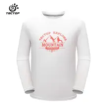 TECTOP на осень-зиму новая детская одежда из хлопка быстросохнущая футболка с длинными рукавами на открытом воздухе Спорт Пеший Туризм Кемпинг Спортивная одежда для мальчиков Рубашки для мальчиков