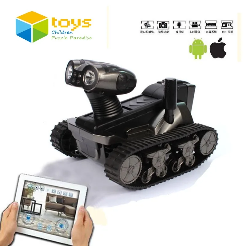 Tank RC Mainan App Controlled Wireless Spy Tank ROVOSPY Spy Remote