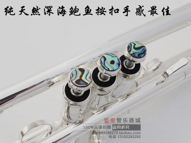Bach Silver-plated trumpet LT190S-98 down Bb trumpet latest design limited edition music promotion