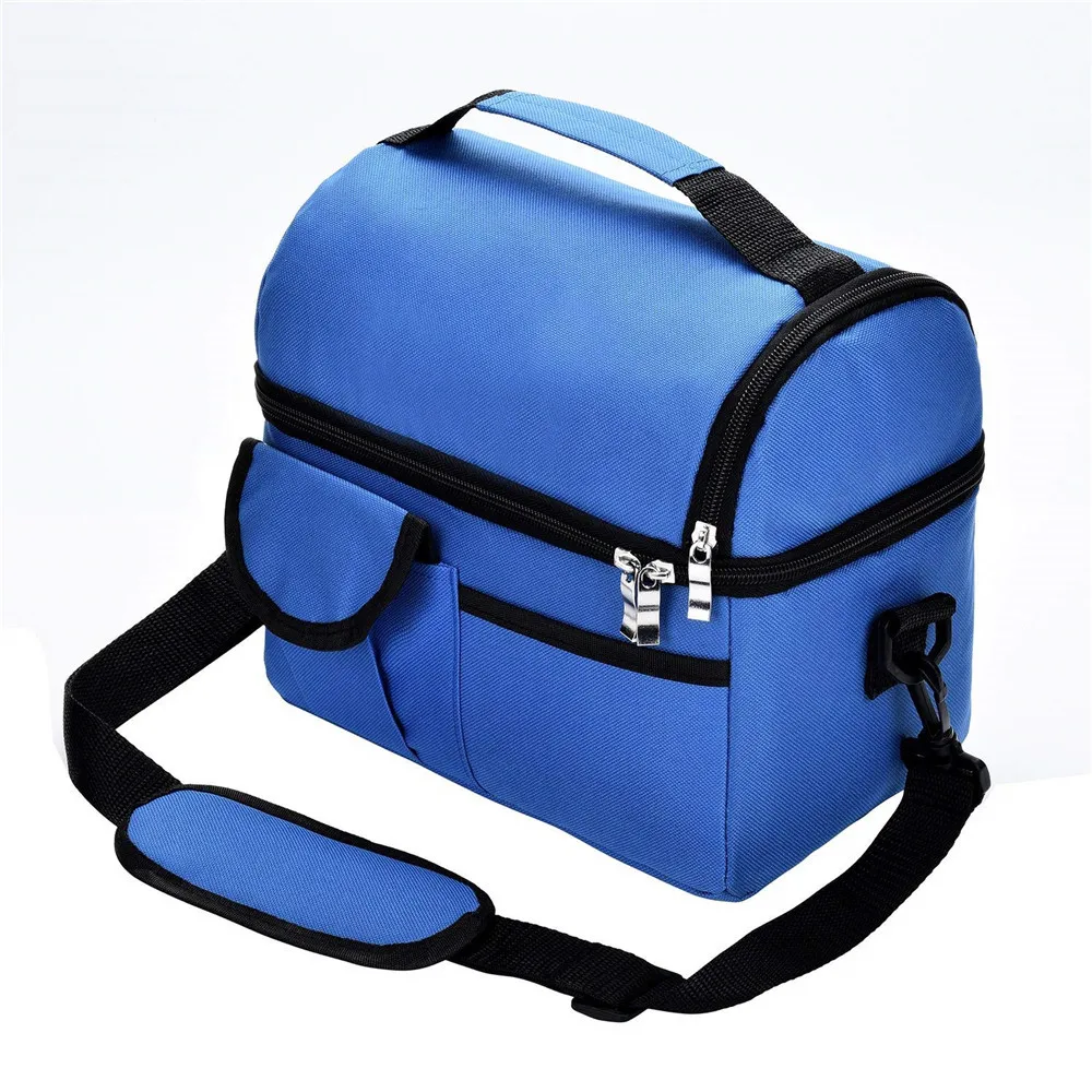 

Lunch Bag Reusable Insulated Thermal Bag Women Men Multifunctional 8L Cooler And Warm Keeping Lunch Box Leakproof WaterproofF705