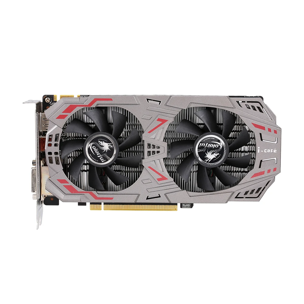 Красочная GTX950-Twin-2GD5 видеокарта 128 бит 6600 МГц GDDR5 DP+ HD+ DVI PCI-E X16(3,0)(б/у