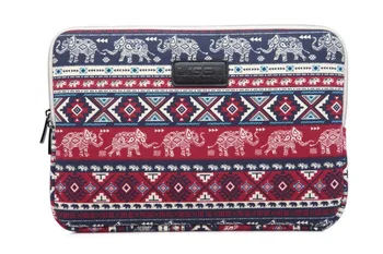 

Lisen New Art Design Cute Elephant Liner Bag Soft Canvas Notebook Computer Laptop Protection Sleeve Bag Case Cover Pouch