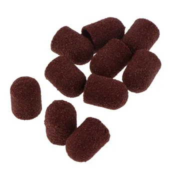 

10Pcs Professional Sanding Roll Drill Bands for Nail Manicure 80/120 Grit Files Sand Piece Kit Sets