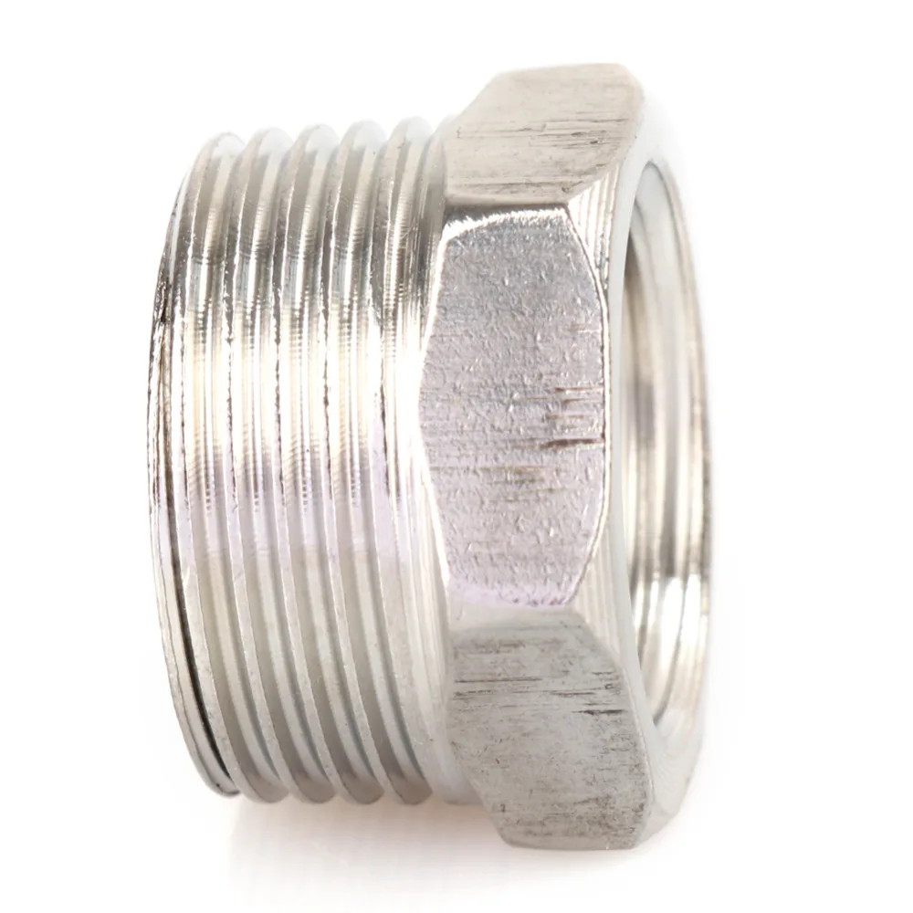 1 шт. Новый 3/4 &quotМужской x 1/2&quot Женский нитевой редуктор втулка трубы фитинг SS 304