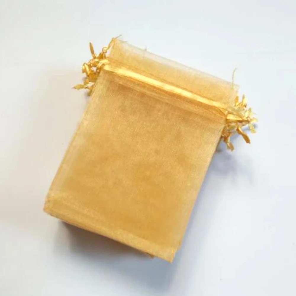 50 шт./лот, маленькая и большая свадебная сумочка из органзы, сумки для упаковки ювелирных изделий, сумки для подарков на день рождения, Рождество, 11 размеров, 24 цвета