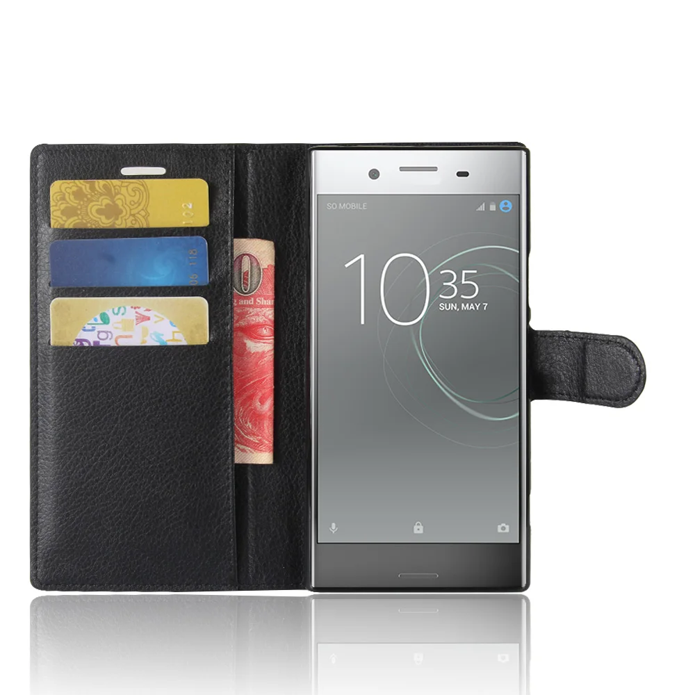 

Phone Case For Sony Xperia XZ1 Compact Flip PU Leather Back Cover Silicone Case For Sony XZ1C Wallet Smartphone Coque Funda Case