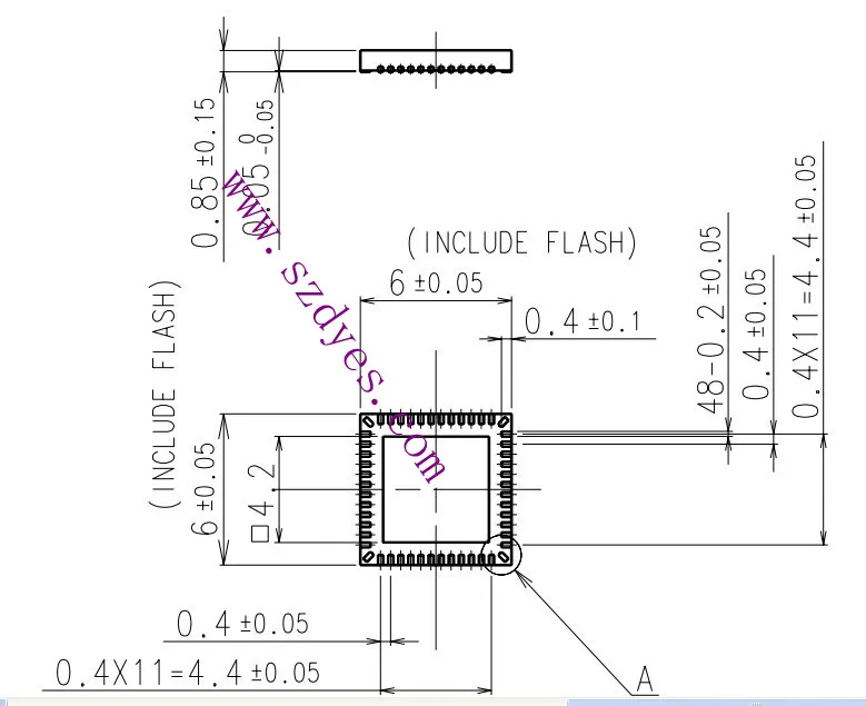 Раскладушка 100% новый и оригинальный QFN52 LMF52 DFN52 6*6*0,5 мм IC адаптер для сжигания сиденья тест-гнездо для сиденья тестовая скамья в наличии