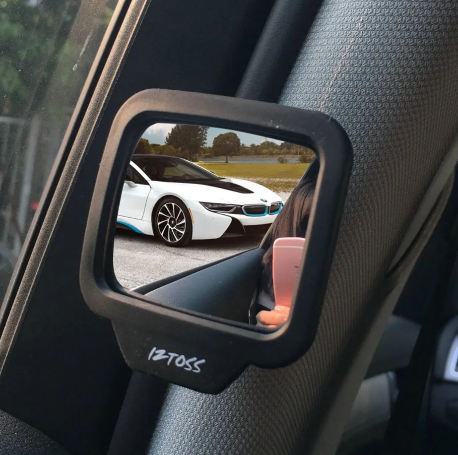 

IZTOSS rearview Car Safety Wide Angle Back Seat Inner Mirror Car Assist Blind Spot Mirror Rearview Mirror Child Baby Care 2pcs