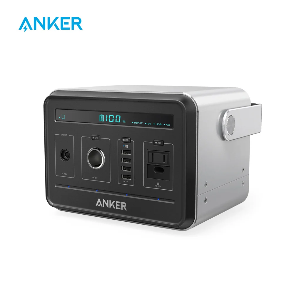 

Anker Powerhouse,Compact 400Wh/120000mAh Portable Outlet,Generator Rechargeable Power Source,Silent DC/AC Inverter 12V Outputs