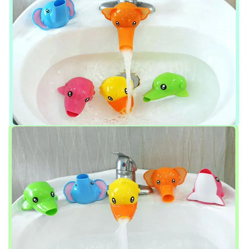 

Lovely Colorful Animal Model Faucet Tap Water Colorful DIY Animal Shape Kids To Washing Hand