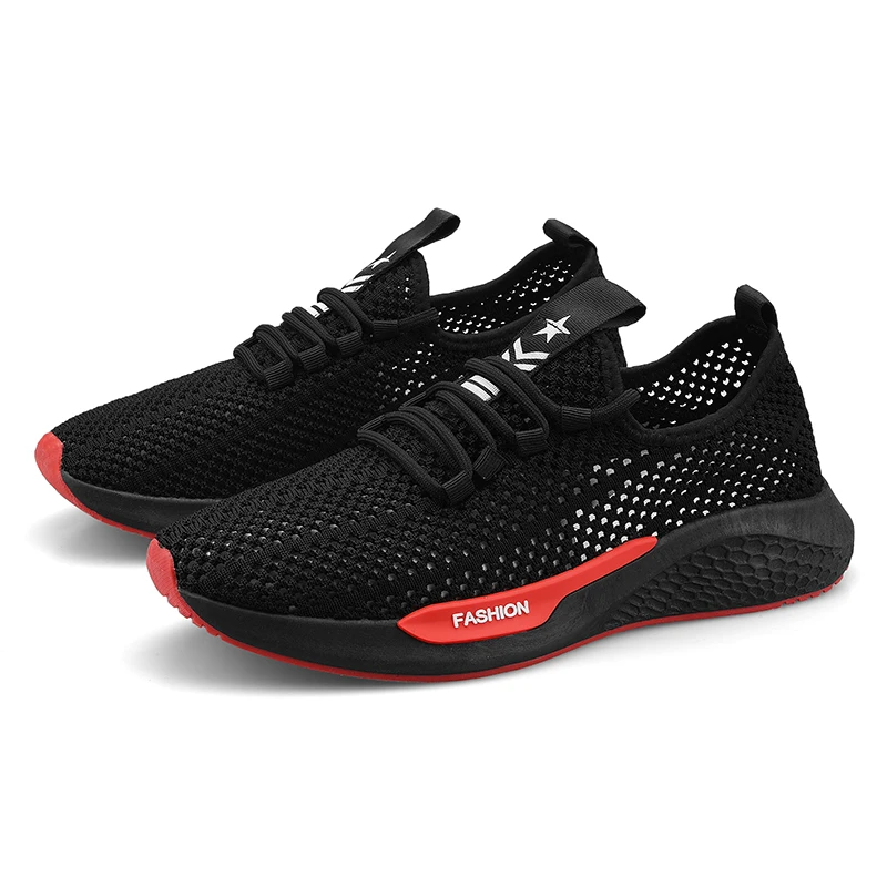 

Summer Sneakers Men Mesh Breathable Comfortable Running Shoes Fashion Sports Leisure Light Lace-Up Walking Jogging Shoes