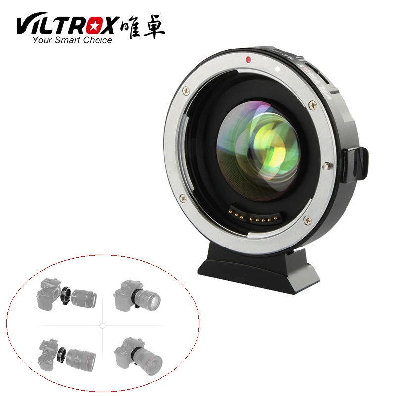 

Viltrox EF-M2 Autofocus Adapter Booster 0.71X For Canon EF Lens to M43 MTF