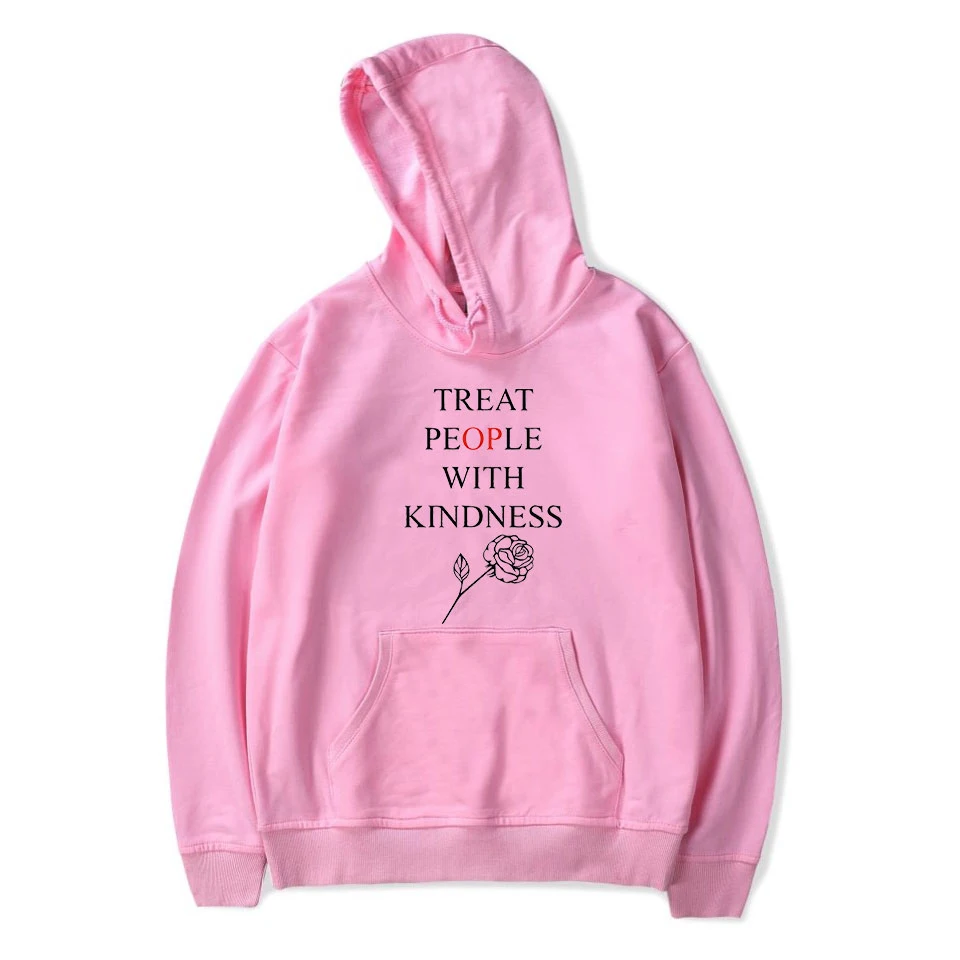 Aikooki/осенне зимние толстовки с капюшоном надписью Treat People With Kindness свитшоты Harry