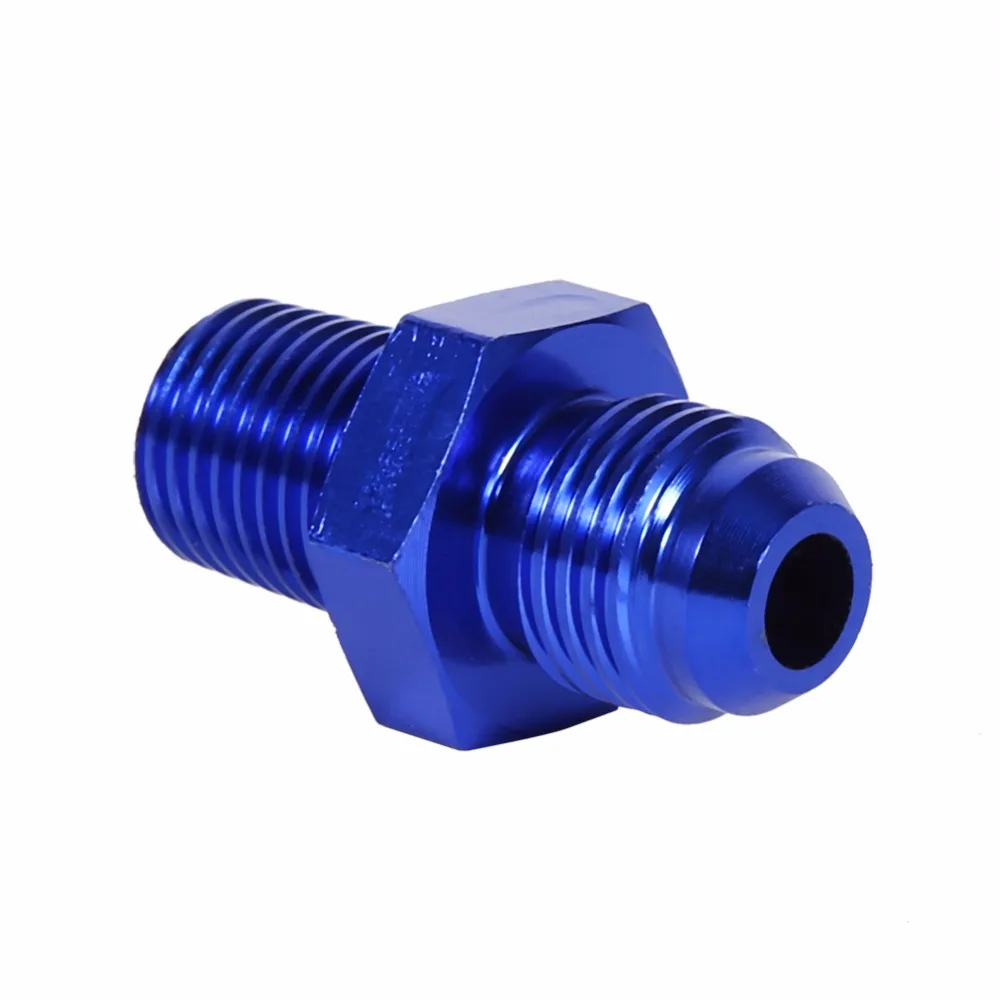 Автомобильный stylingNew алюминиевый AN6 к NPT 1/4 &quotфитинги для топливного масла прямой