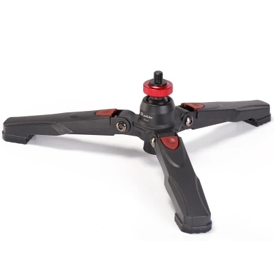 

VD-02 Hydraulic Universal Mini Three Feet Support Tripod Stand Base Monopod Stand for Monopod Ballhead with 3/8" screw