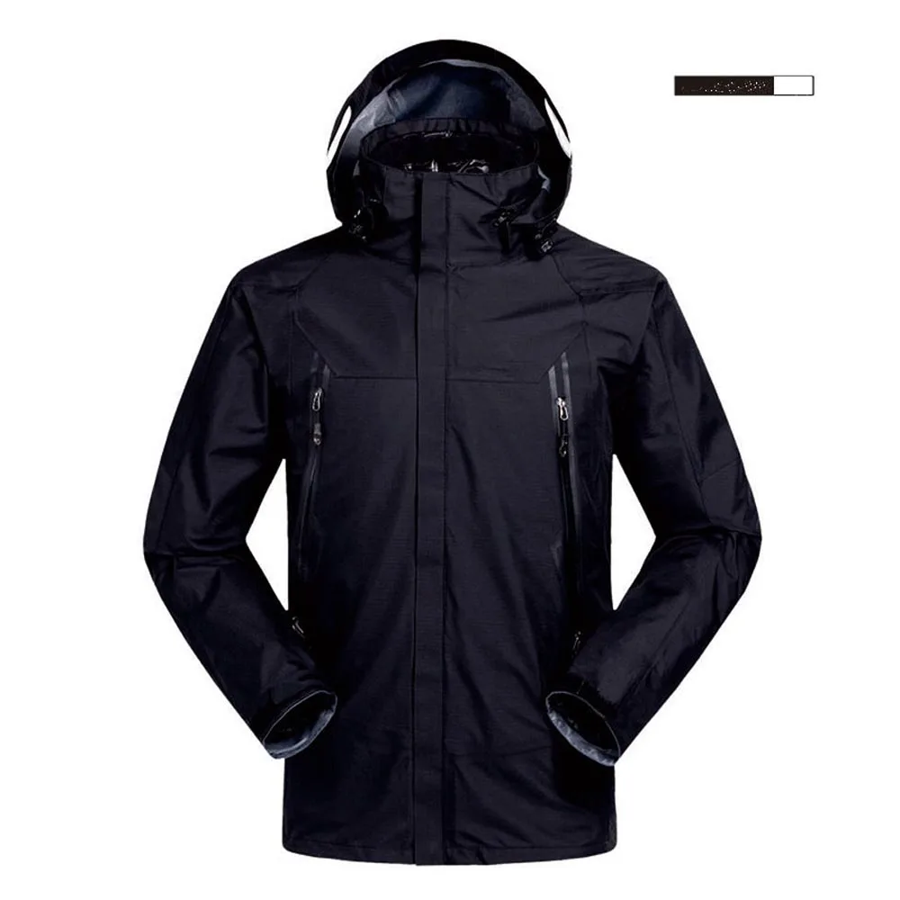 Зимняя Лыжная велосипедная куртка мужская тёплая флисовая ветрозащитная водонепроницаемая верхняя альпинистская пуховая куртка Мужская ветрозащитная одежда