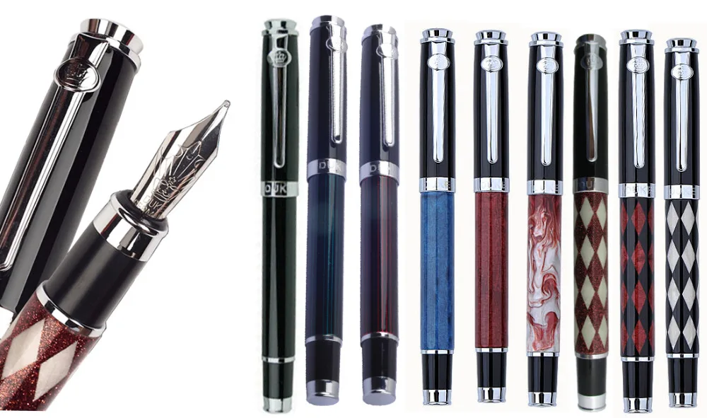 

12x Fountain Pen M Iridium Nib or Gel Rollerball pen DUKE 116 standard wholesale office and school stationery Free Shipping