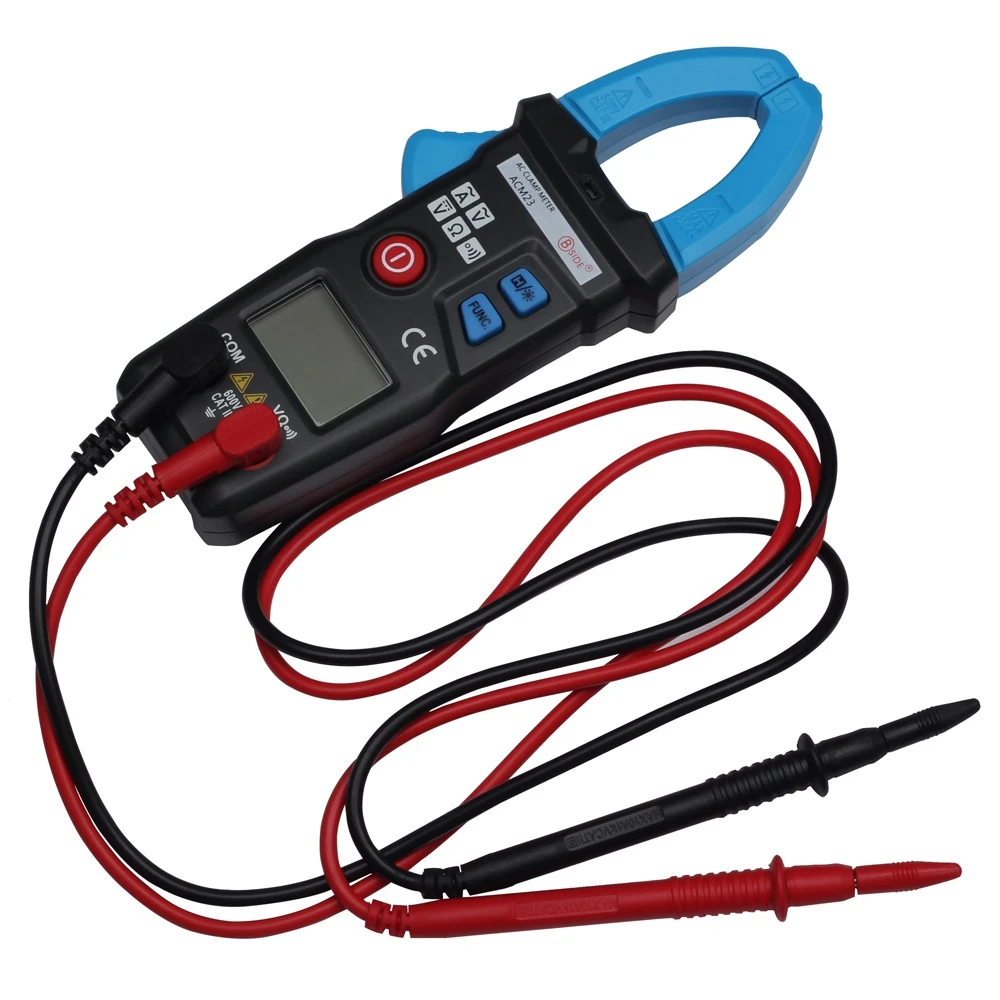 

BSIDE Digital Clamp Meter AC Multifunction 6000 Counts Multimeter Voltmeter Ammeter Ohm Tester Voltage Current Resistance Tester