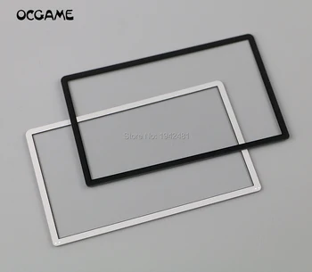 

OCGAME 5pcs/lot black white Top Screen Frame Lens Cover LCD Screen Protector Film For New 3DS Console