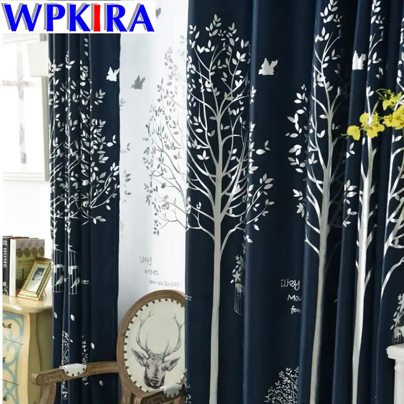 target navy blue and white curtains