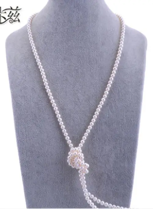 

8-9mm 32/36/40/44/48inch AAA Akoya Natural White Pearl Necklace Handmade