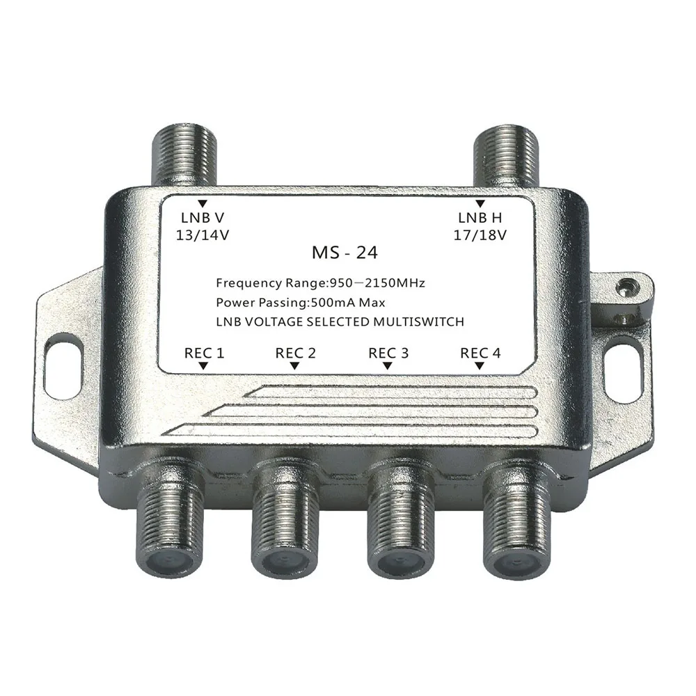 

2018 Wholesale 2 in 4 DiSEqC Switch 4x1 DiSEqC Switch Satellite Antenna flat LNB Switch for TV Receiver