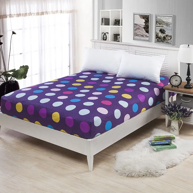 

Nordic Style Mattress Protector Colorful Mattress Covers Popular Pattern Printing Cover For Bed Sheet