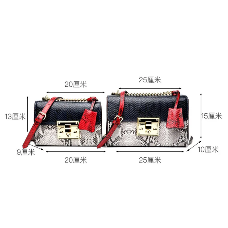 DOYUTIG бренд Европейский дизайн натуральная кожа маленький Змеиный клапан с зеленым и розовым цветом для женщин Роскошные сумки через плечо F592