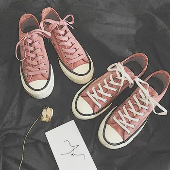 

2020 New Women's shoes Flat Retro Canvas Shoes Harajuku Wind Canvas casual shoesFlat Shoes.