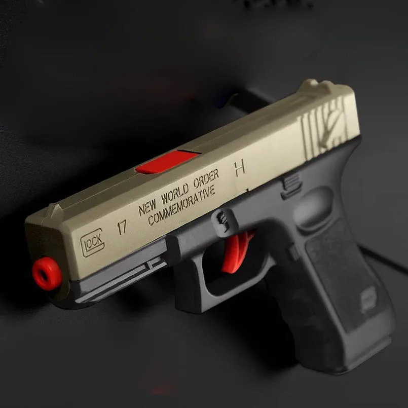 Комплект из 2 предметов мягкая вода пулевые игрушки пистолеты Glock безопасный