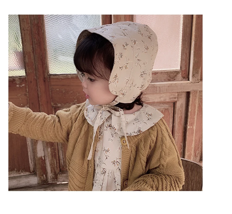 Г. Весенний свитер с линиями в стиле ретро для девочек; пальто; Детский Повседневный вязаный кардиган с длинными рукавами; однотонная одежда для маленьких детей