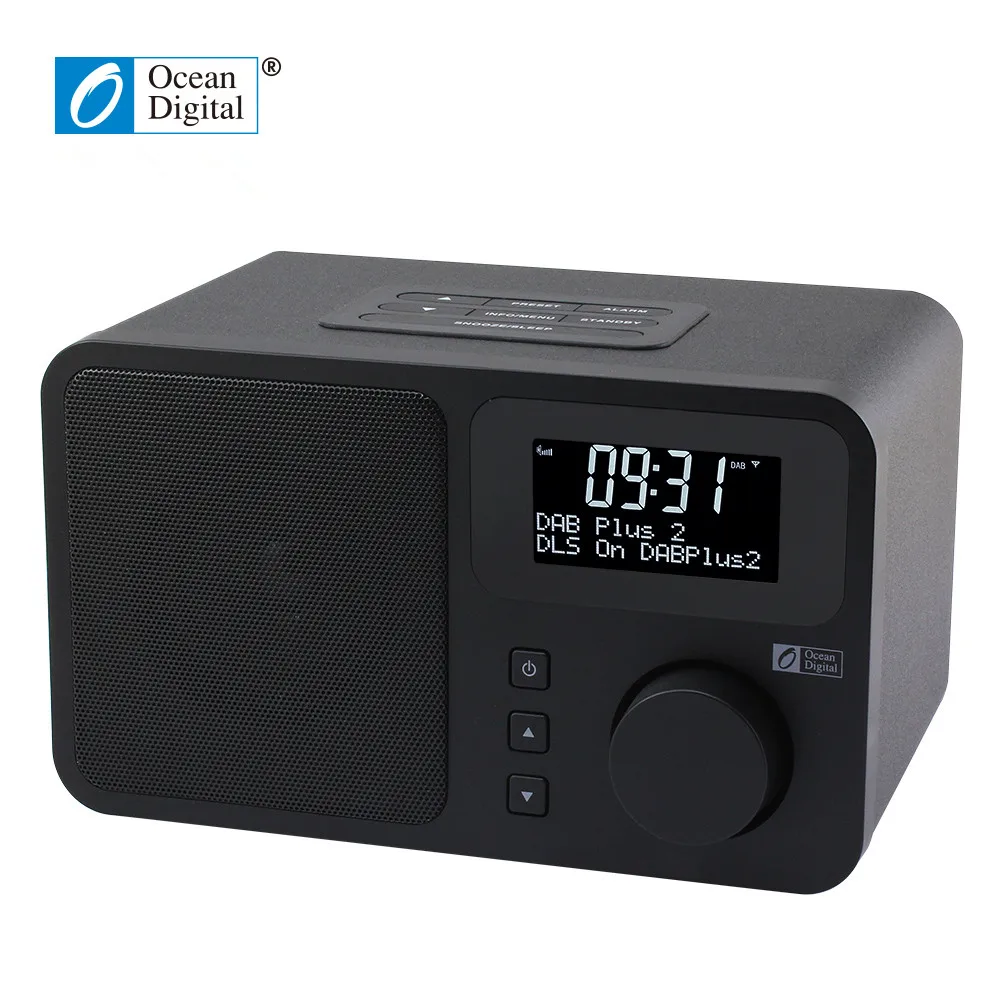 DAB/DAB+/FM радио океан цифровой DB-230B DAB+ цифровой радио Bluetooth двойной будильник многоязычное меню