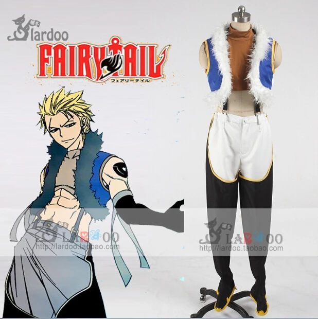 

Fairy Tail Sting Eucliffe Figure Uniform Suit Party Hallowmas Clothing Cosplay costume Anime Any Size Free Shipping NEW